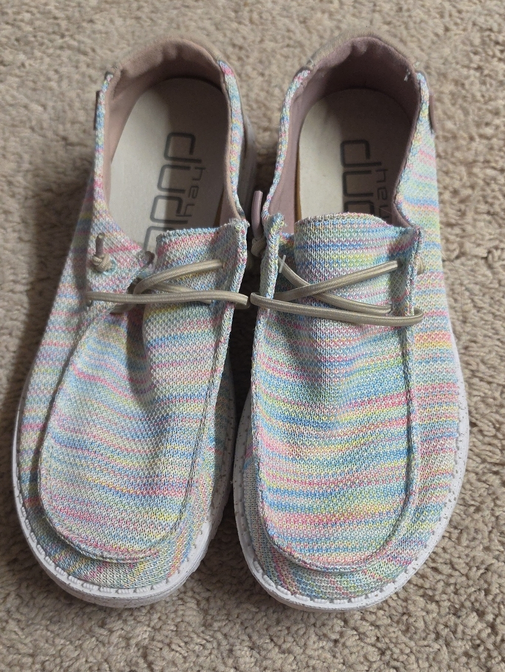 Hey Dude Wendy Slip-On Multicolor Sneakers Sz 9